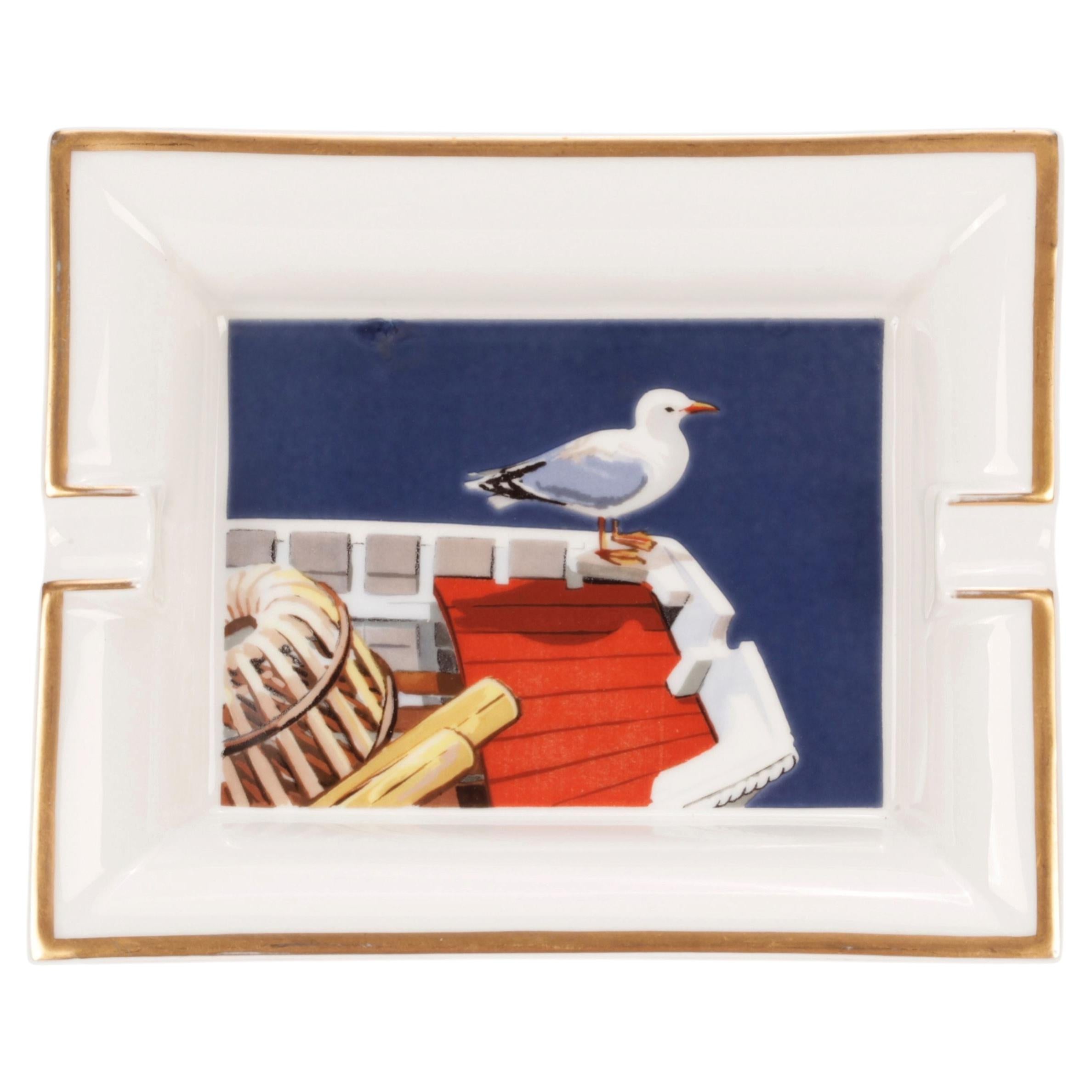 Hermes Set Of 4 Fish Ashtray With Box at 1stDibs | hermes fish