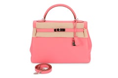 Hermès Kelly 32 Rose d'été Togo