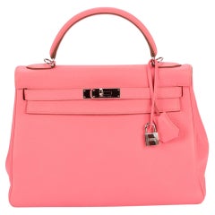 Hermès Kelly 32 Rose d'été Togo