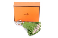 Hermès "Carmen Tassel Key Ring" Green