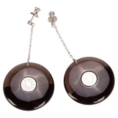 Hermès "Horn Disc Drop" Earrings