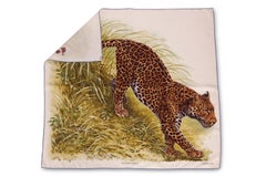 Hermès "Panthera Pardus" Silk Scarf