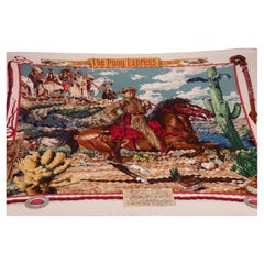 Sciarpa plissettata Hermès “The Pony Express”