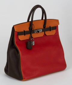 Hermès Custom Order Tricolor Birkin Hac 40 Bag
