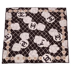 Sciarpa in seta Chanel "Camellia CC" NUOVA