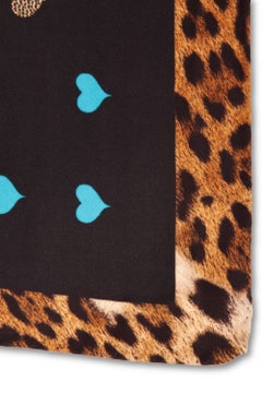 Robert Cavalli Class Heart Scarf New