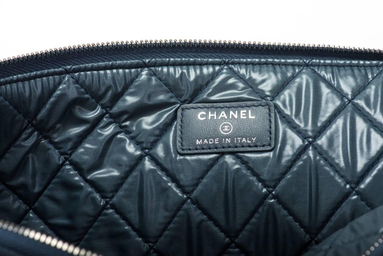 New Chanel Denim Sequins Large Clutch Bag at 1stDibs chanel denim clutch, large clutch bags