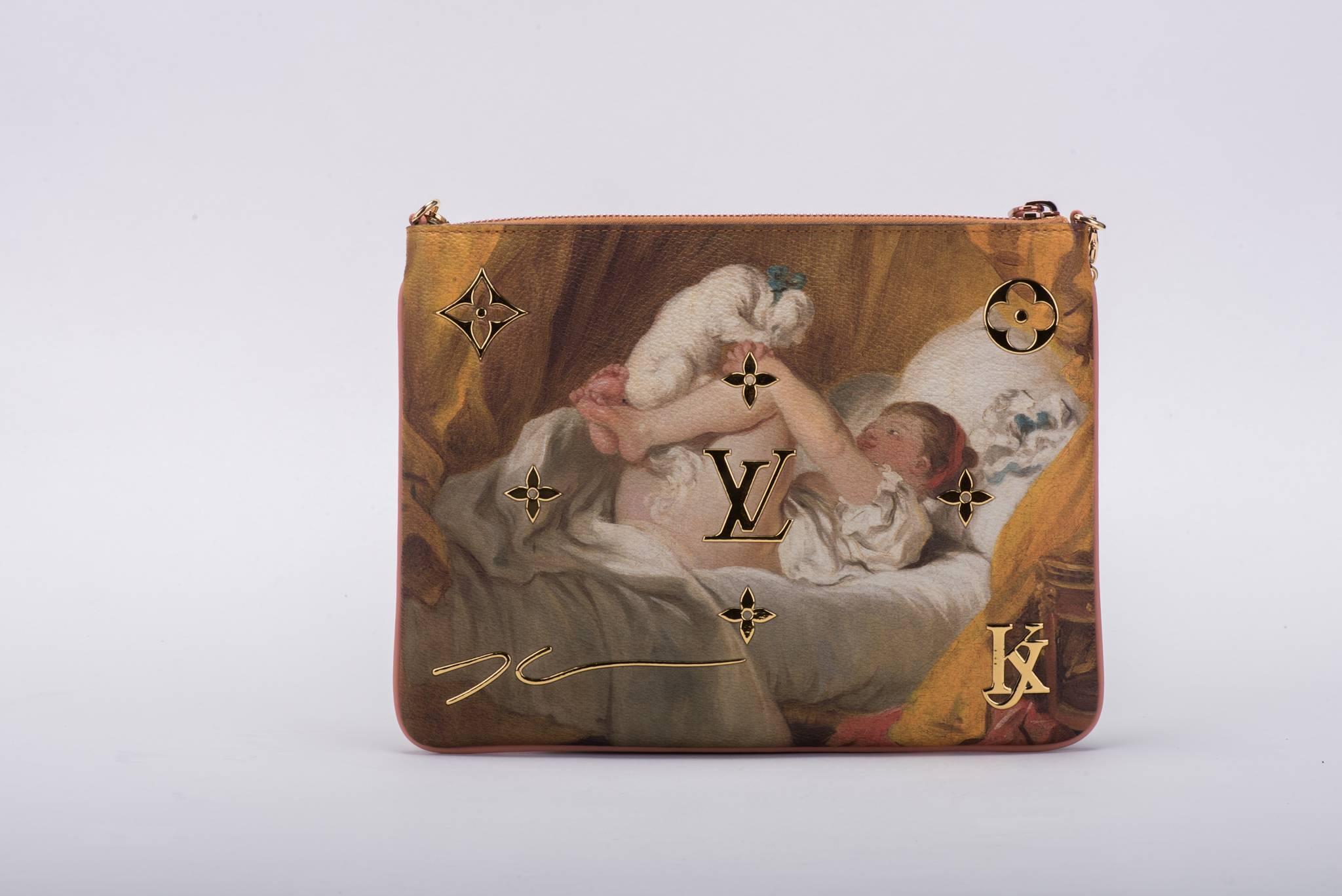 This bag is part of the much sought after Jeff Koons 