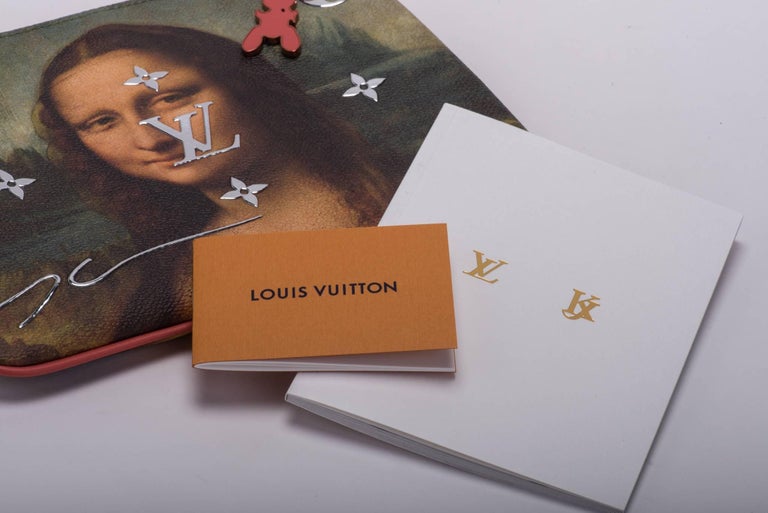 New in Box Louis Vuitton by Koons Mona Lisa Clutch Bag at 1stDibs