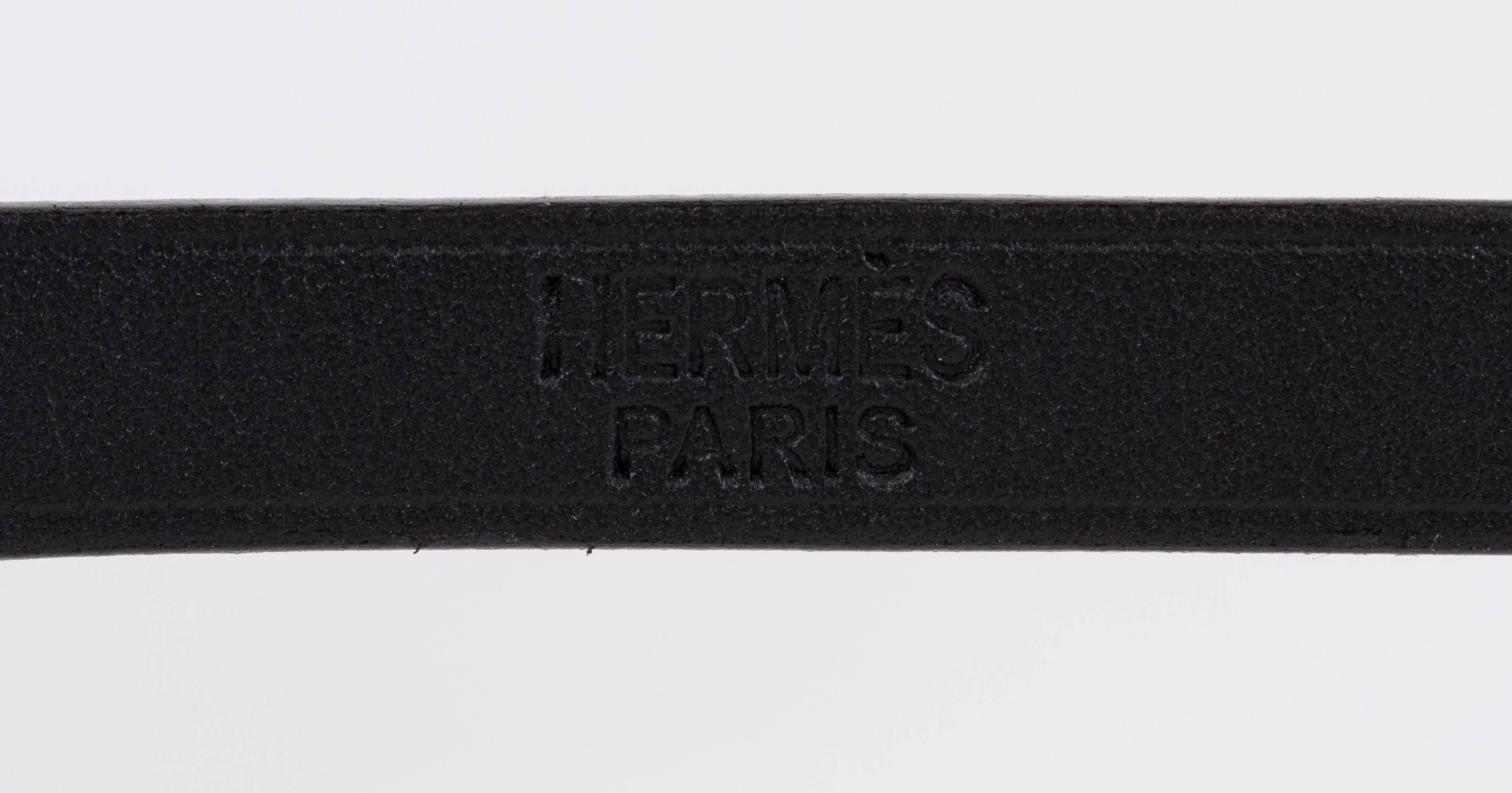 New in Box Hermes Black & Gold 4 Wraps Bracelet 1