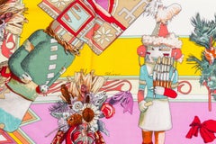 Hermes Cashmere 55" Kachinas Shawl with Box