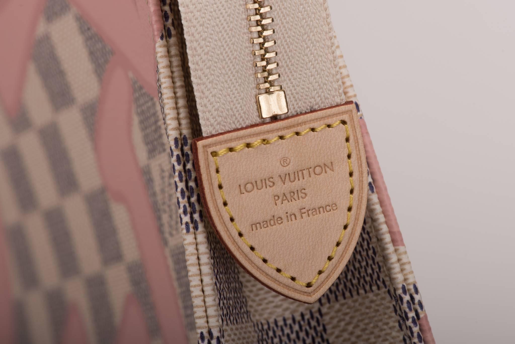 Louis Vuitton Limited Edition Tahiti Damier Pouchette 1