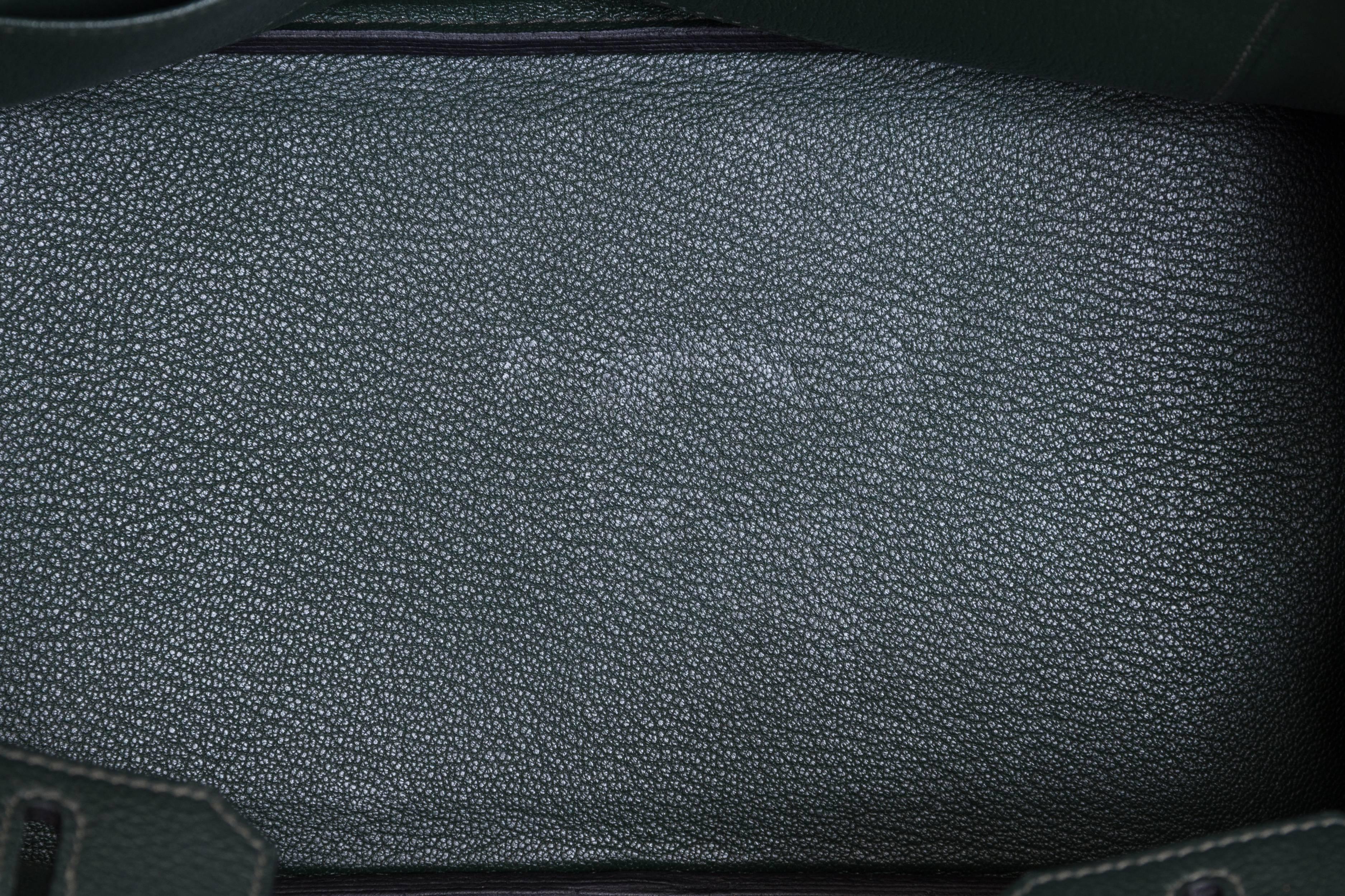 Hermes Birkin 30 Vert Anglais Togo 3