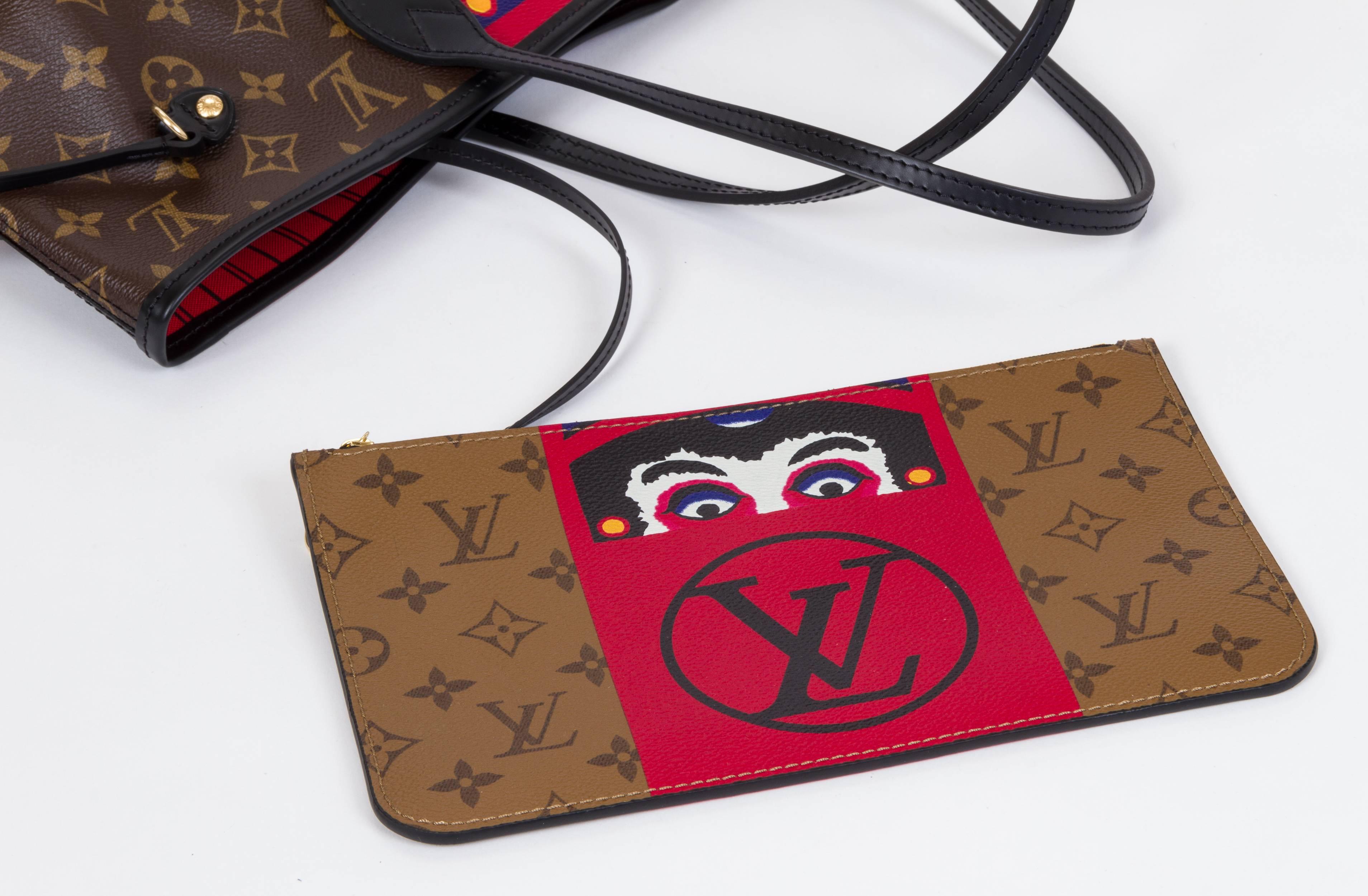 New Vuitton Kabuki Limited Edition Neverfull Bag In New Condition In West Hollywood, CA