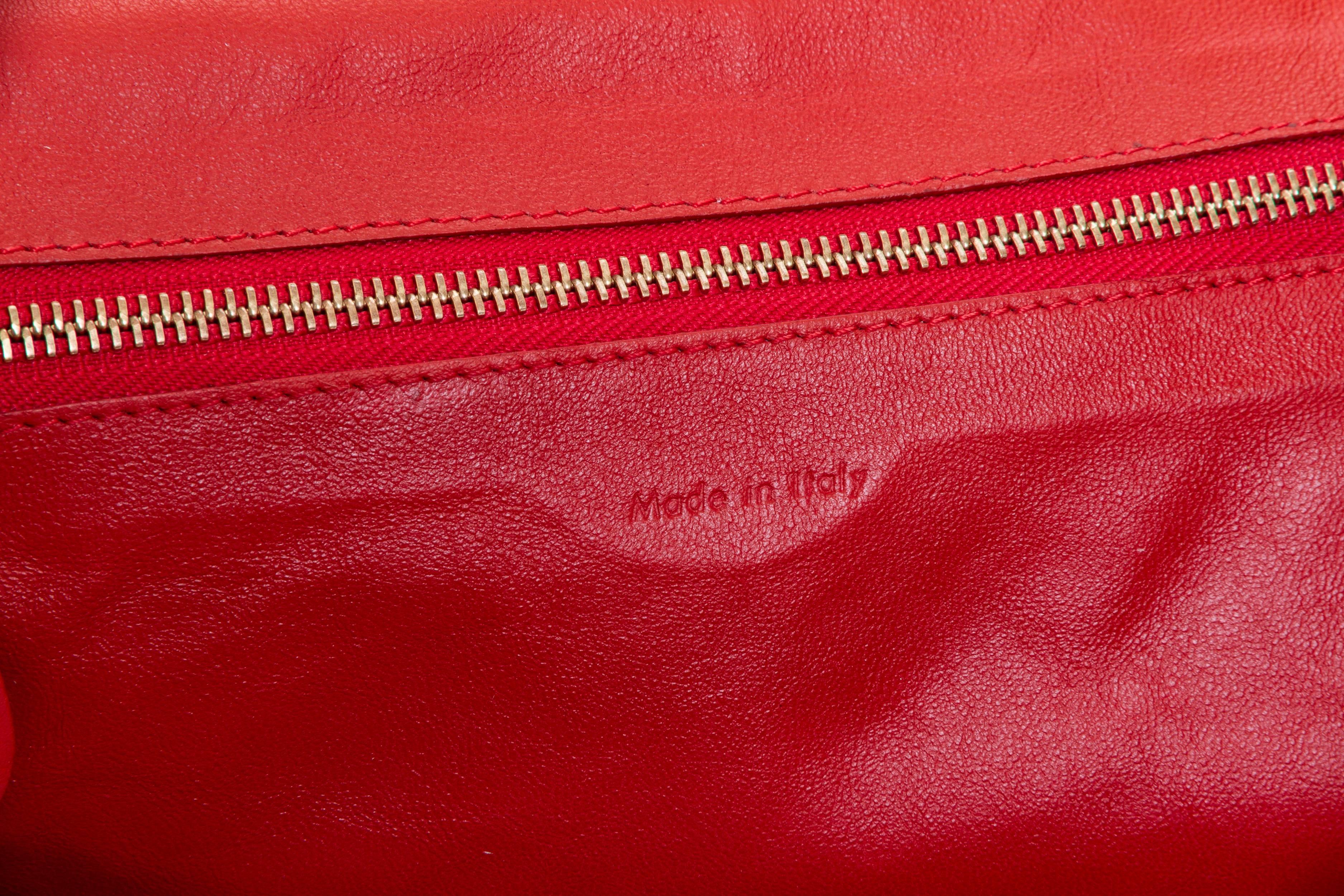 red celine bag