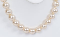 Chanel 80s Mabe Pearl Choker Necklace