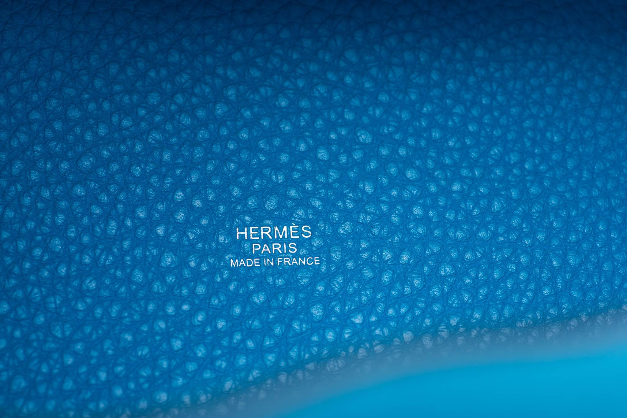 Hermes New Picotin Blue Zanzibar 1