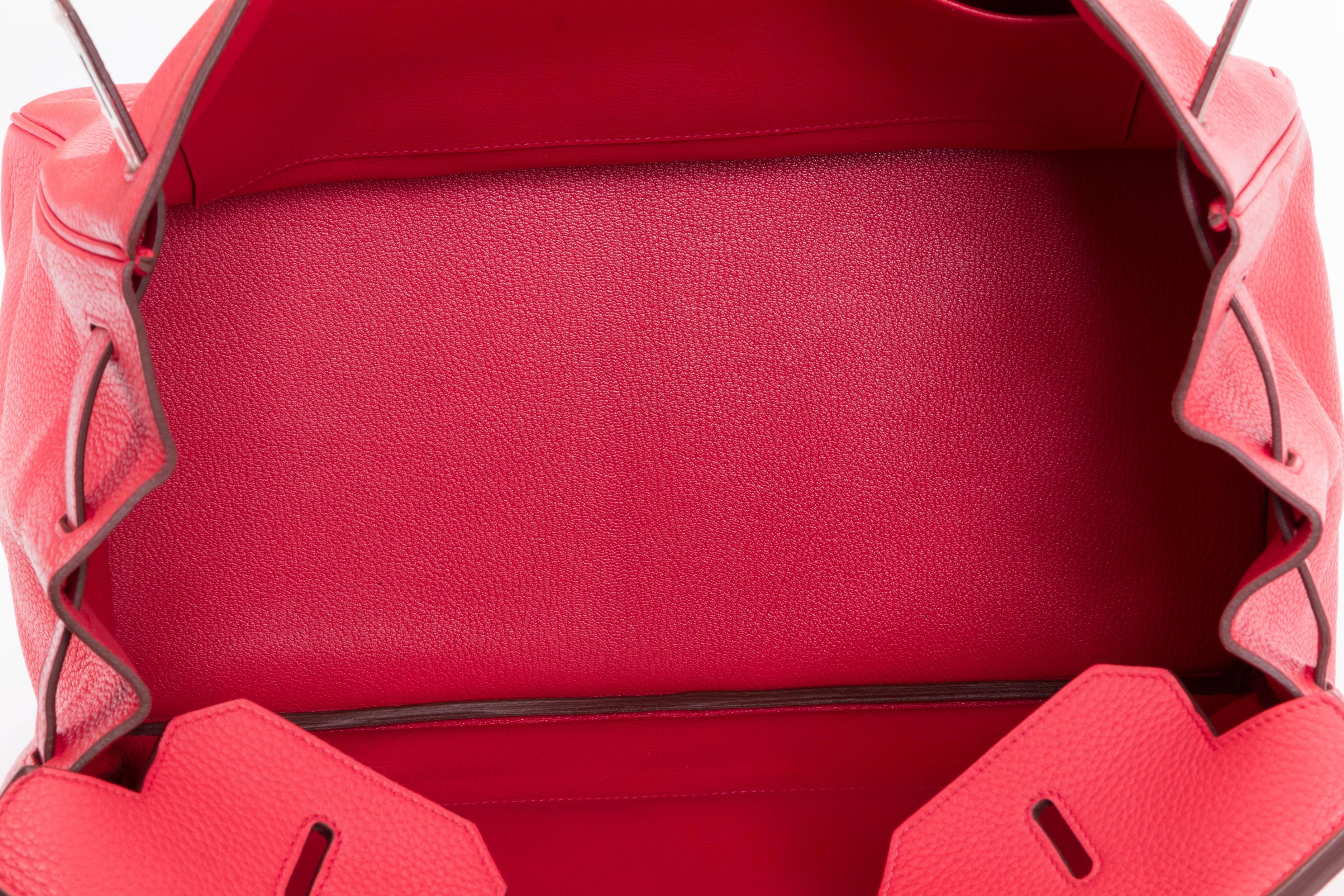 Hermès Rose Jaipur 40cm Birkin Bag In Excellent Condition In West Hollywood, CA