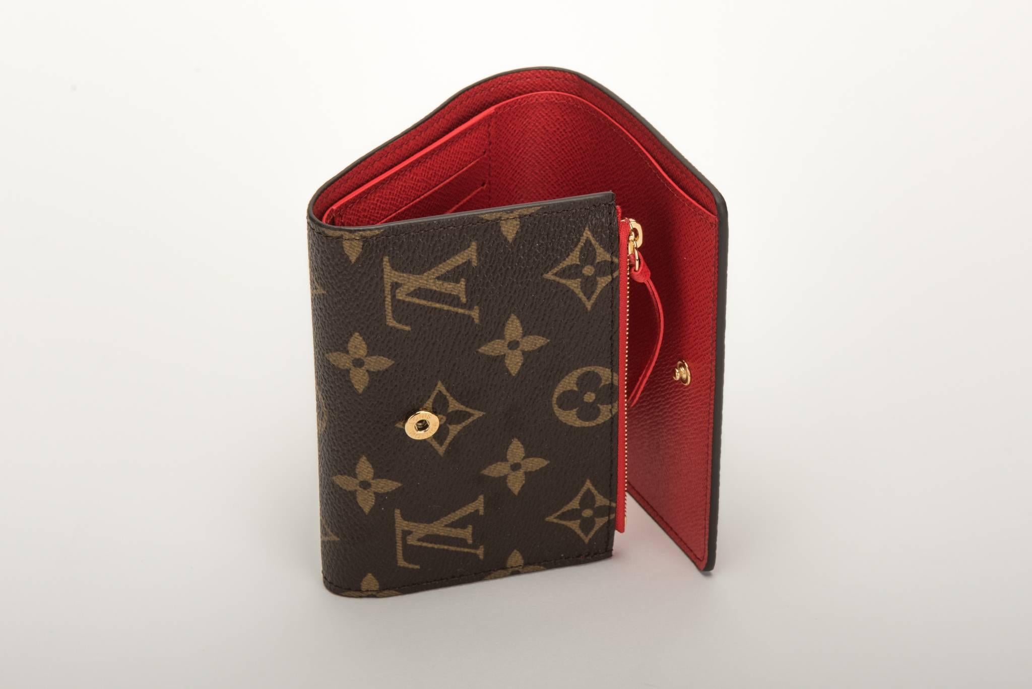 Brown Louis Vuitton Limited Edition Polar Bear Monogram Wallet