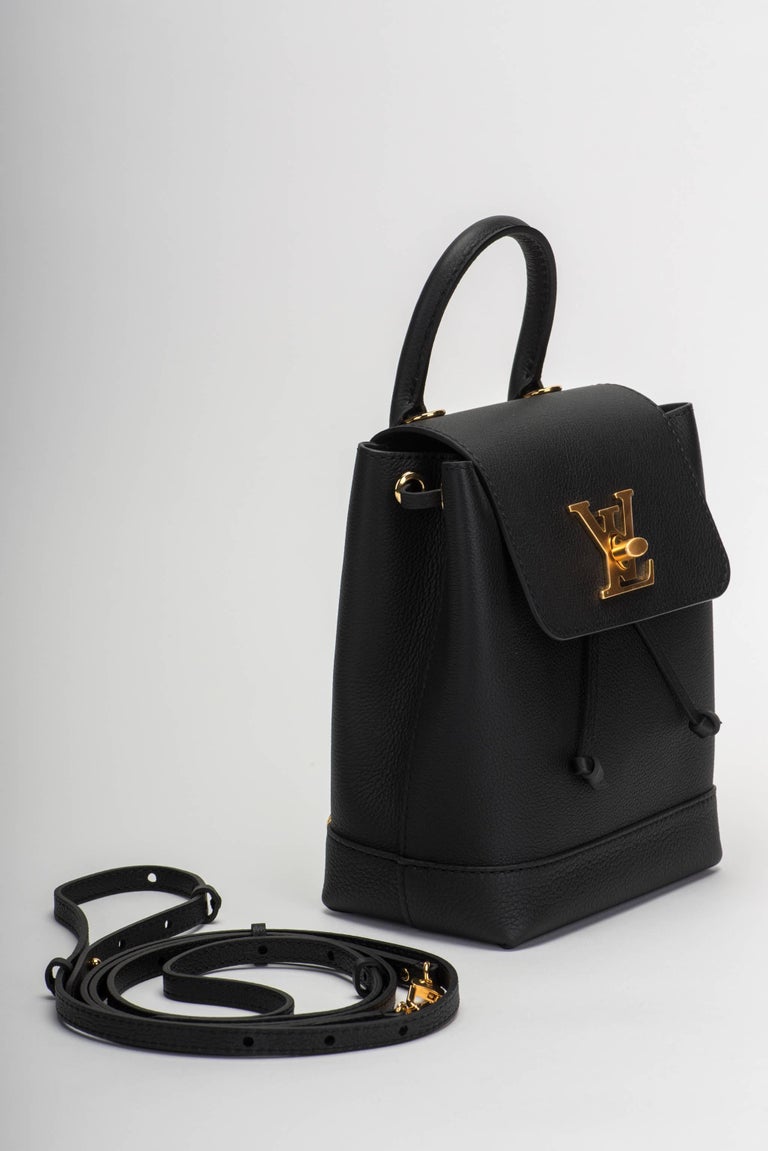 Louis Vuitton Sold Out New Black Lockme Backpack at 1stDibs louis