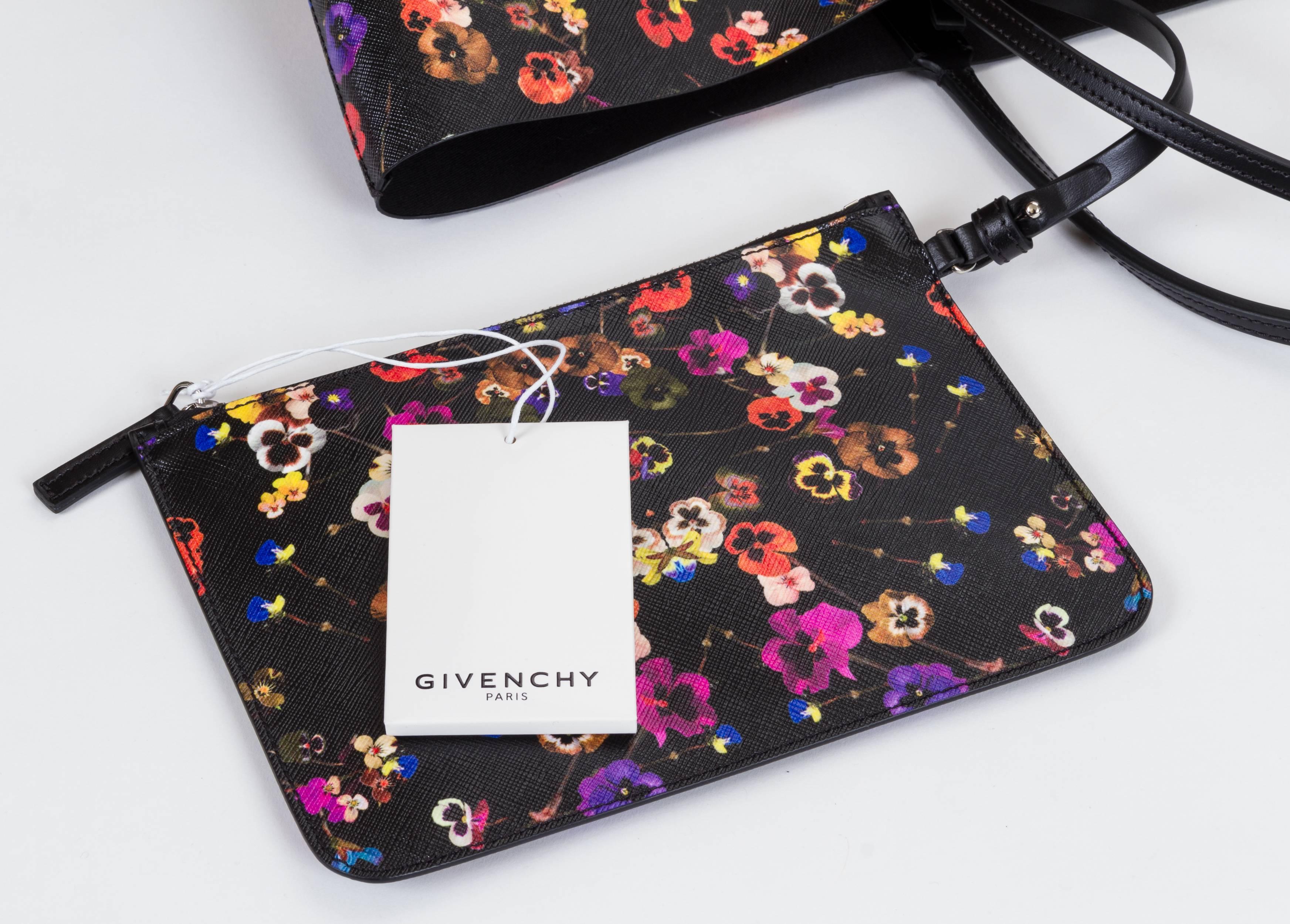 Women's New Givenchy Large Flower Antigona Shopper Tote Bag