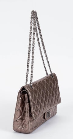 Chanel Metallic Bronze Jumbo Reissue Bag