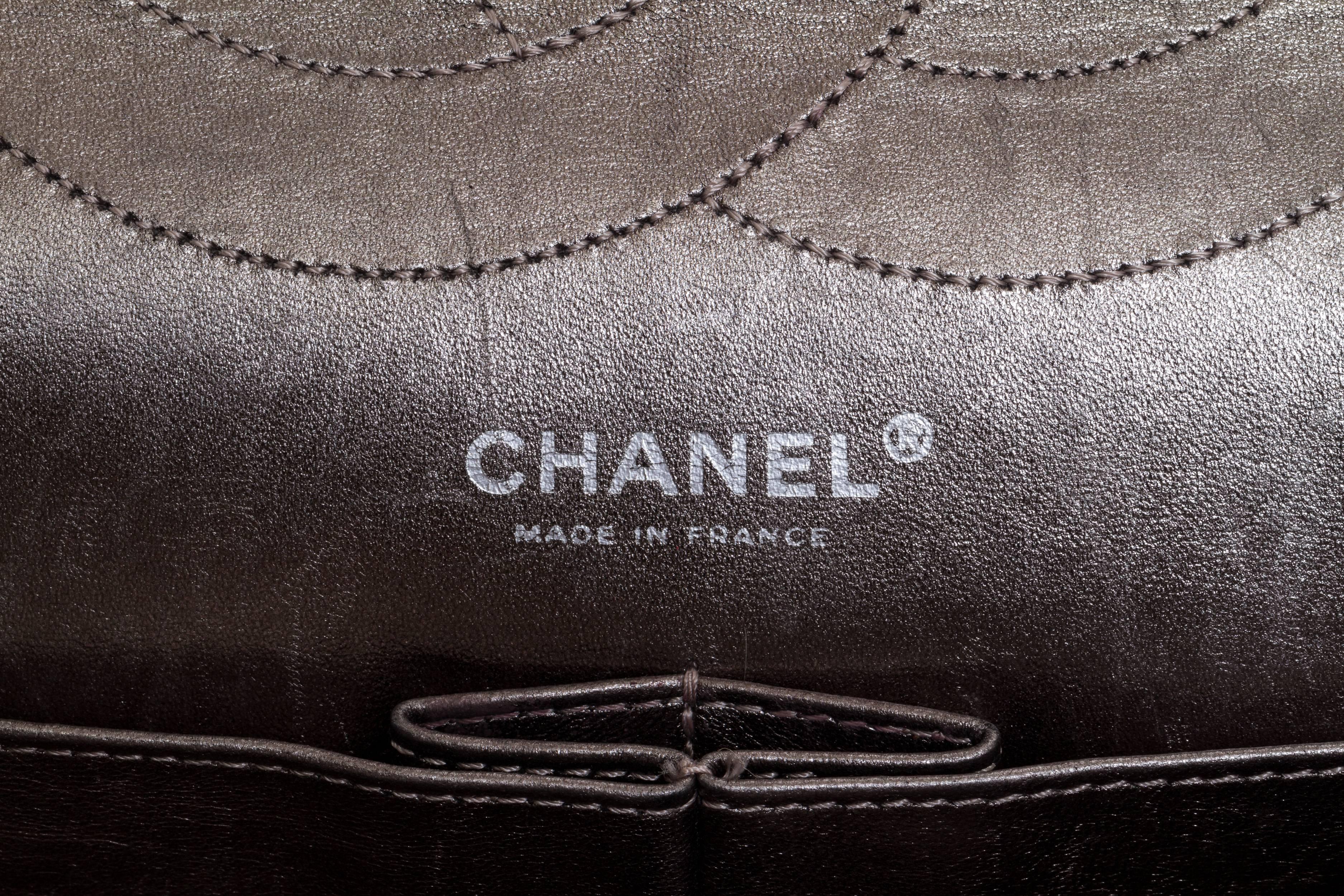 Women's Chanel Metallic Bronze Jumbo Reissue Bag