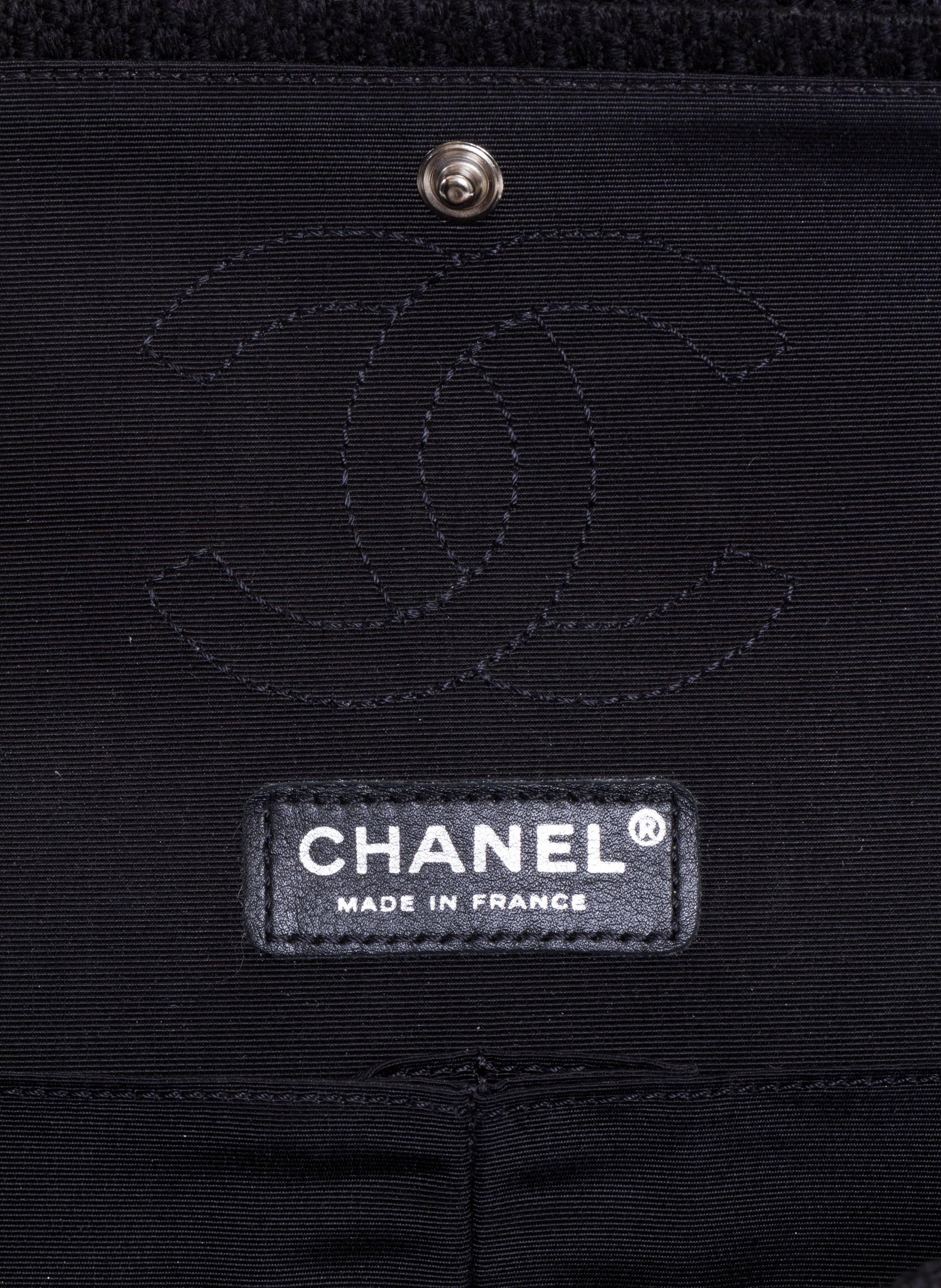 New Chanel Rhinestone CC Logo Double Flap Bag In New Condition In West Hollywood, CA