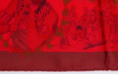 New Hermes 1 of a Kind Dip Dyed Surteint Chefs Indiens Silk Scarf , Box