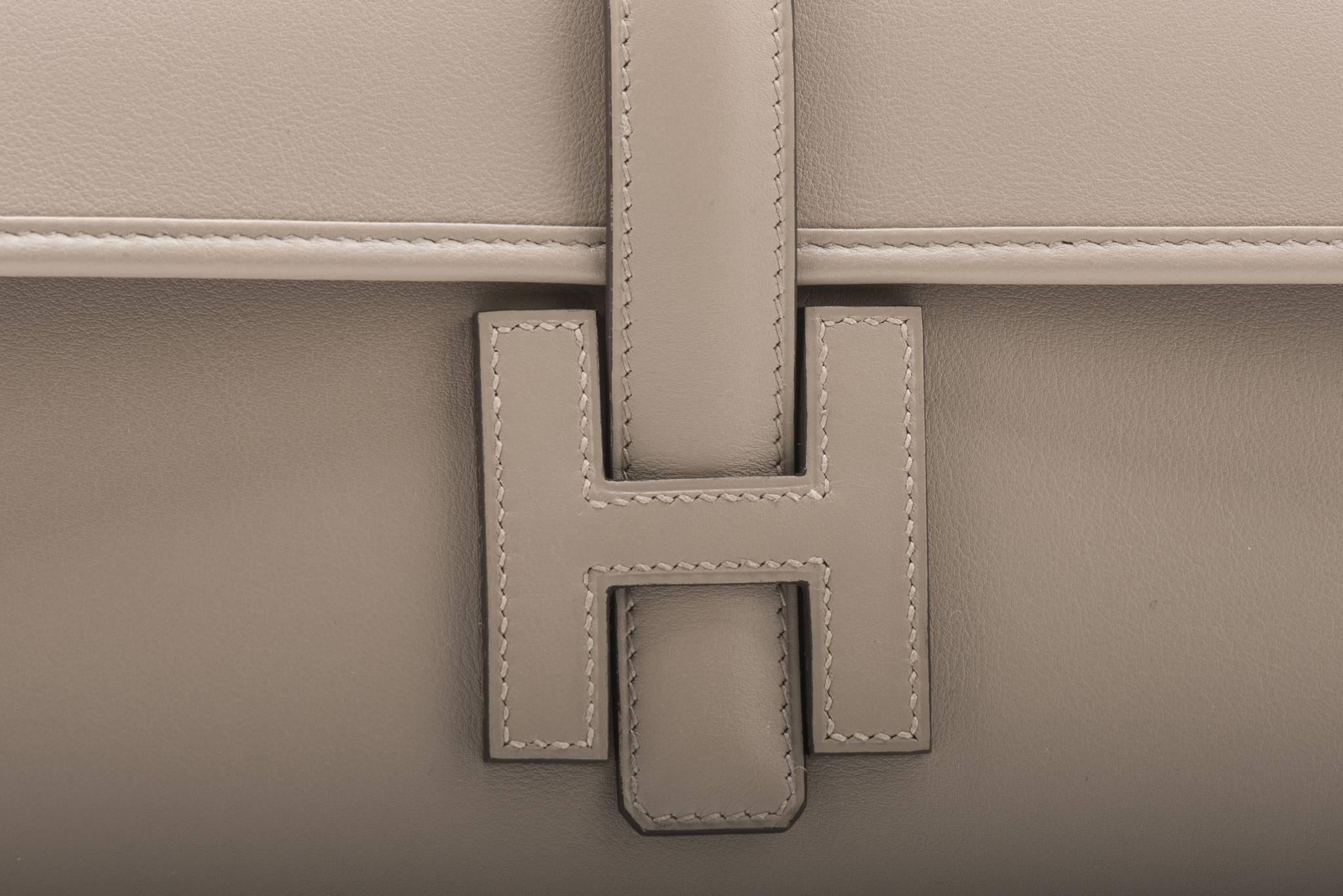 New Hermès Gris Asphalt Swift Jige Elan 1