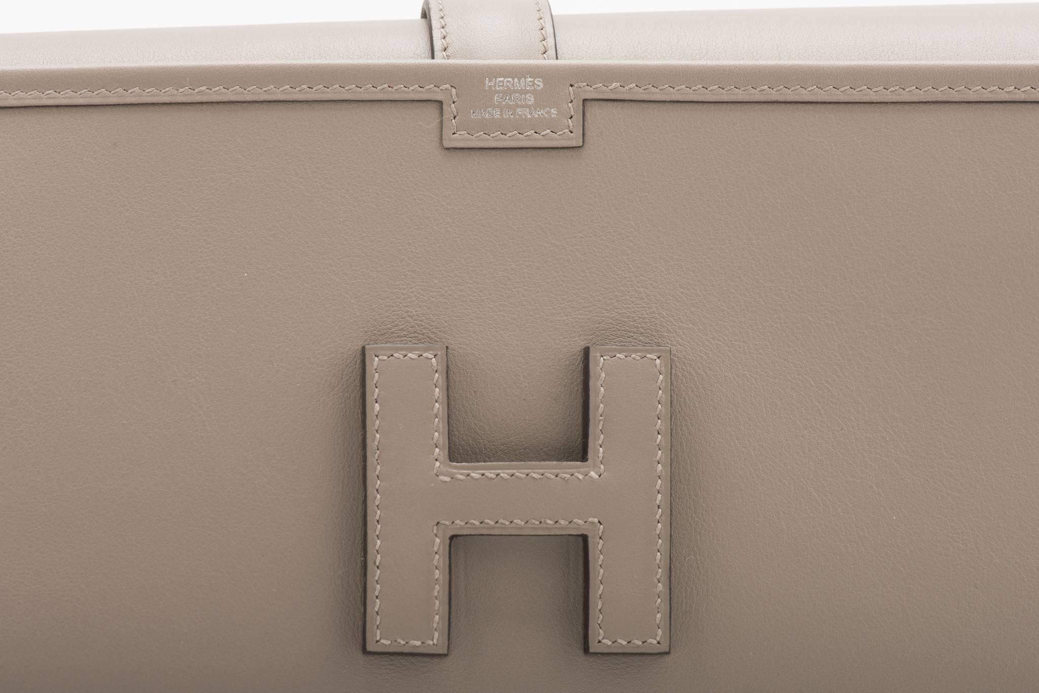 New Hermès Gris Asphalt Swift Jige Elan 2