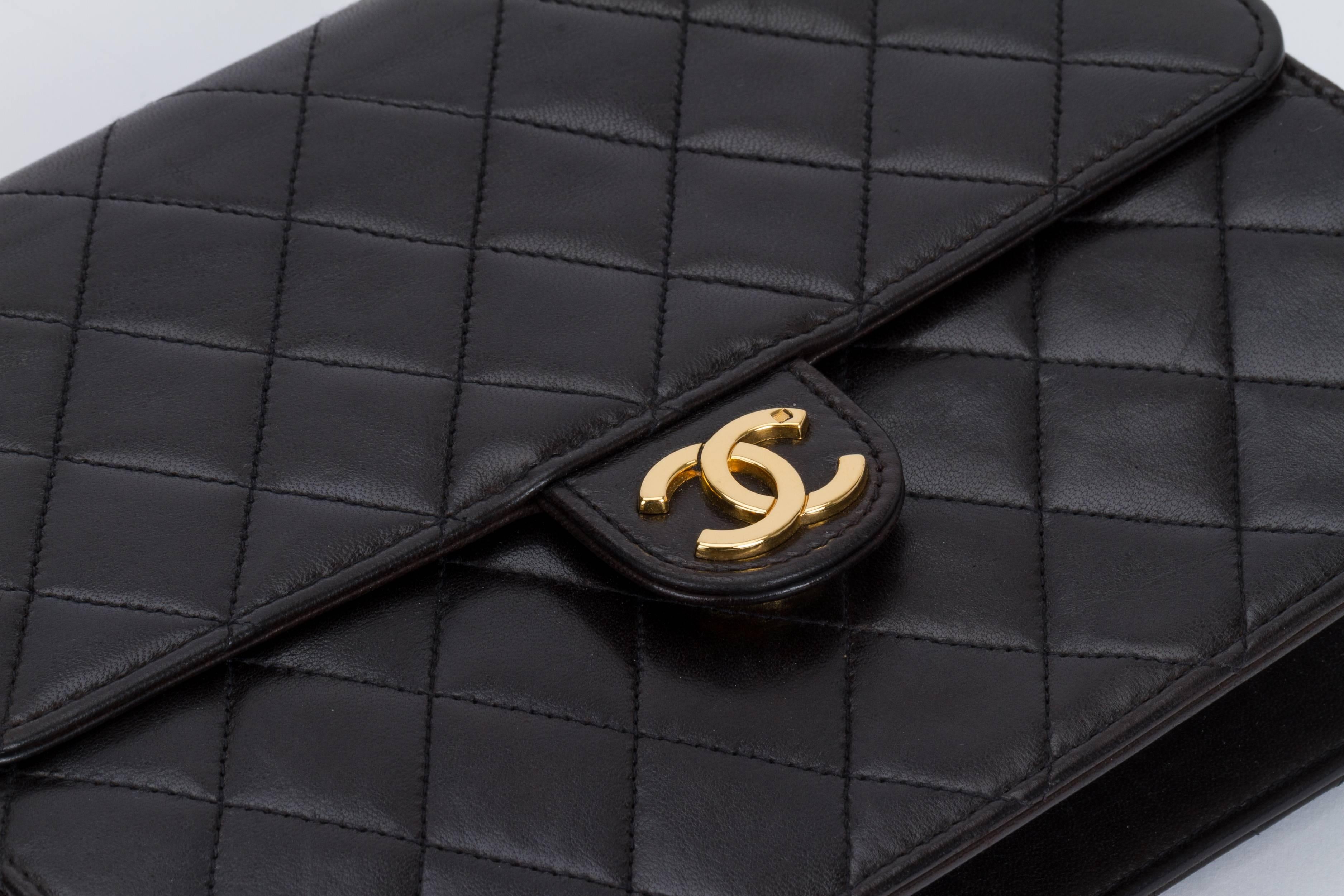 Chanel Black 2 Way Clutch/Shoulder Bag 1