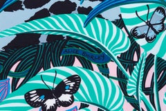 Hermes Jaguar Quetzal Silk Scarf