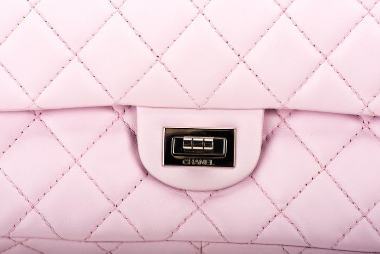 Chanel Pink Quilted Leather Reissue Medium Double Flap Bag at 1stDibs