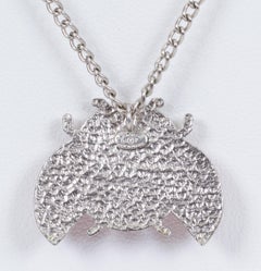 Chanel Enameled Ladybug Necklace