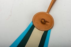 Hermes Blue Paddock Bag Charm