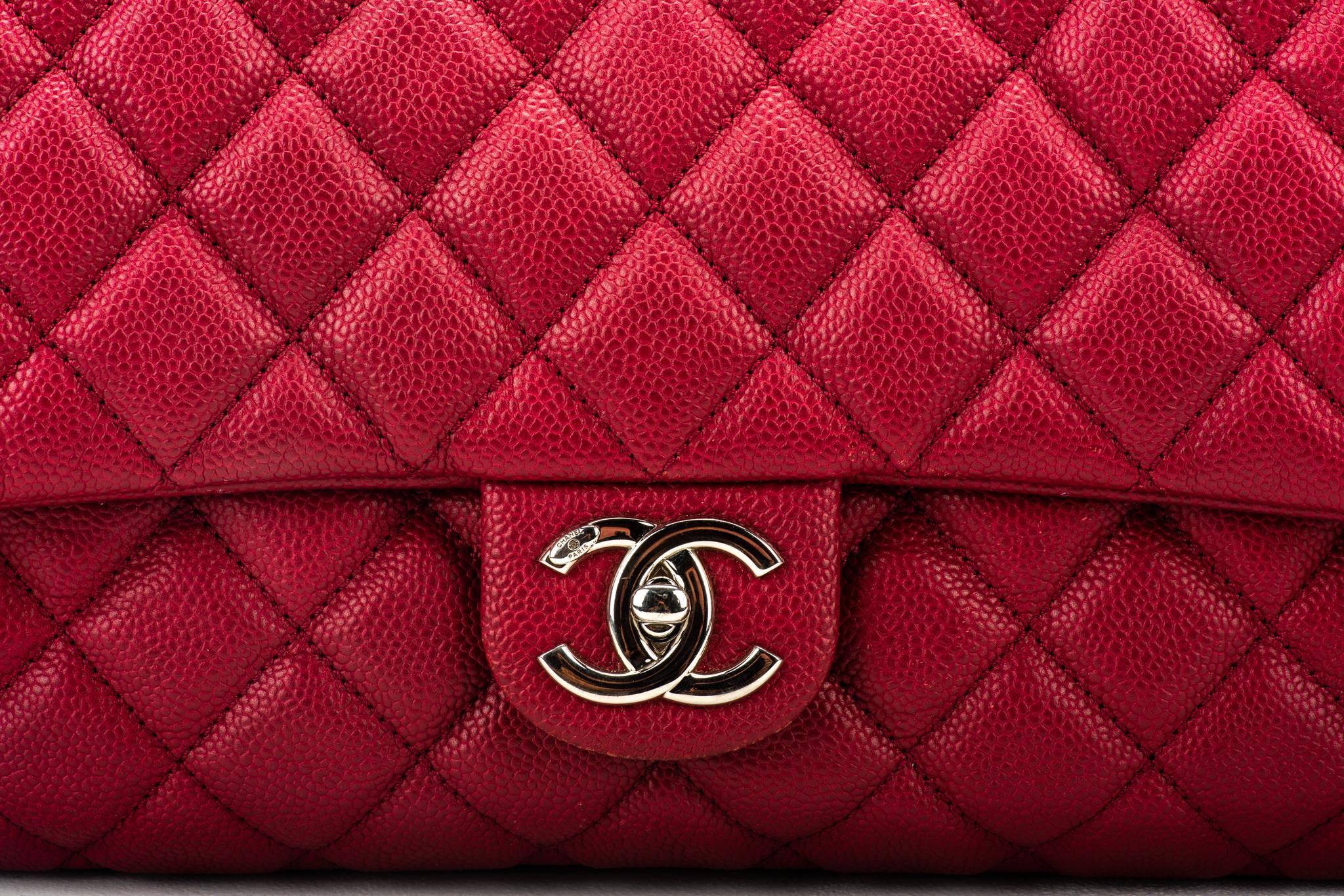 cherry red chanel bag