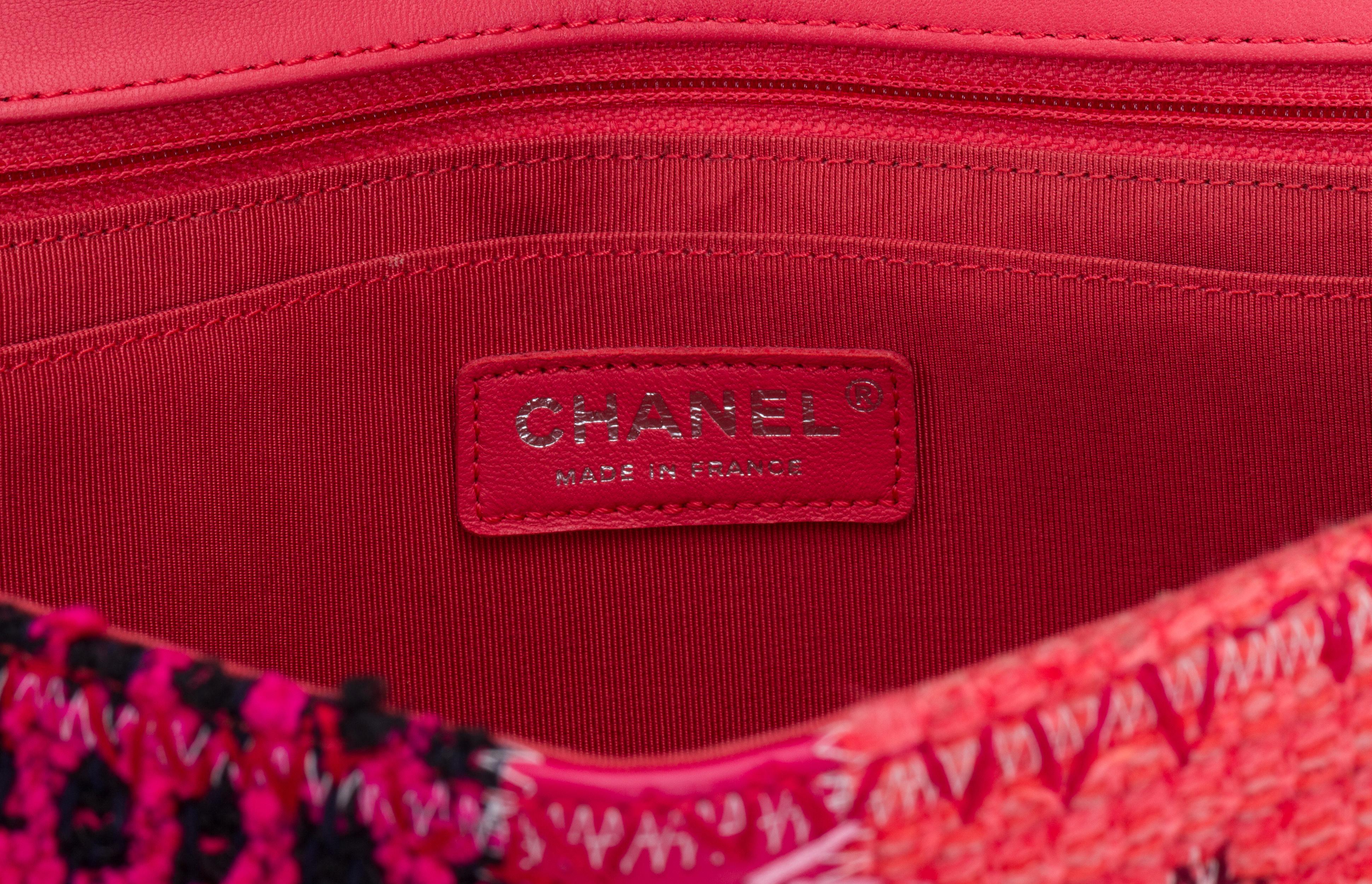 Women's Chanel Patchwork Pink Jumbo Flap Bag