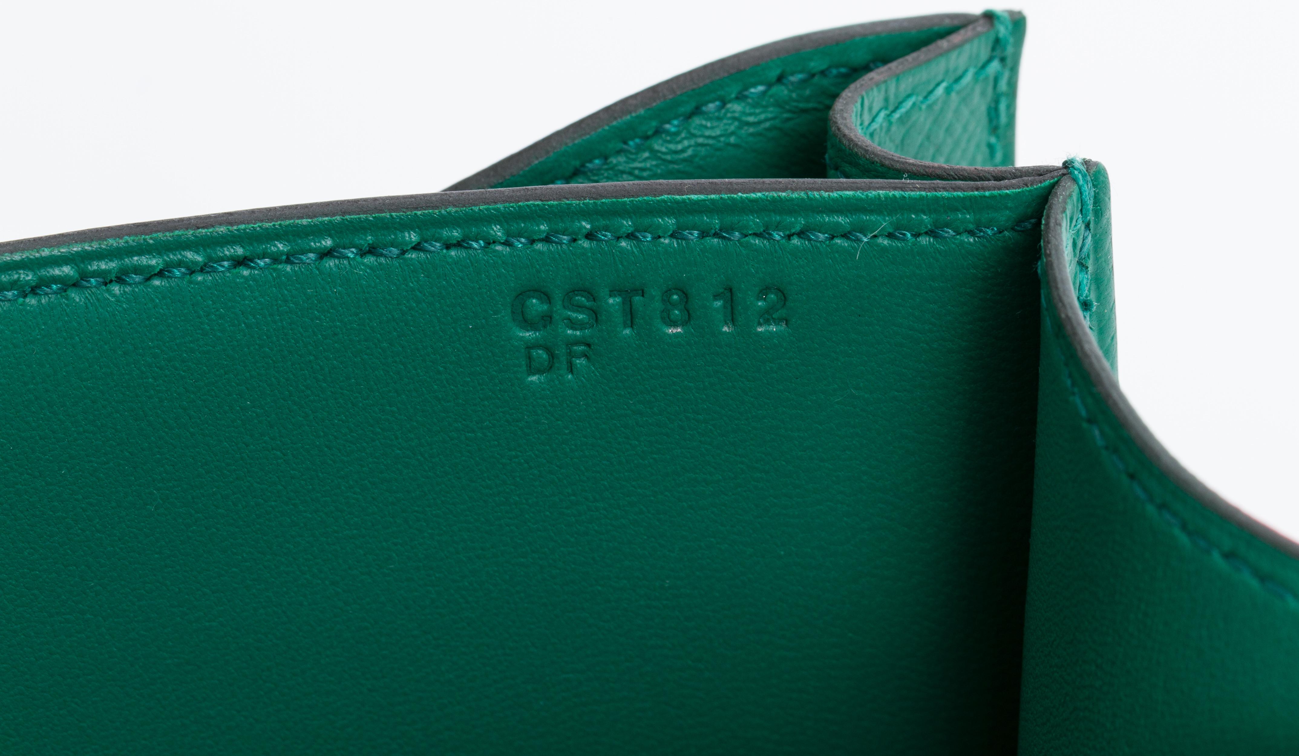 Hermes Mini Constance Vert Vertigo Bag 2