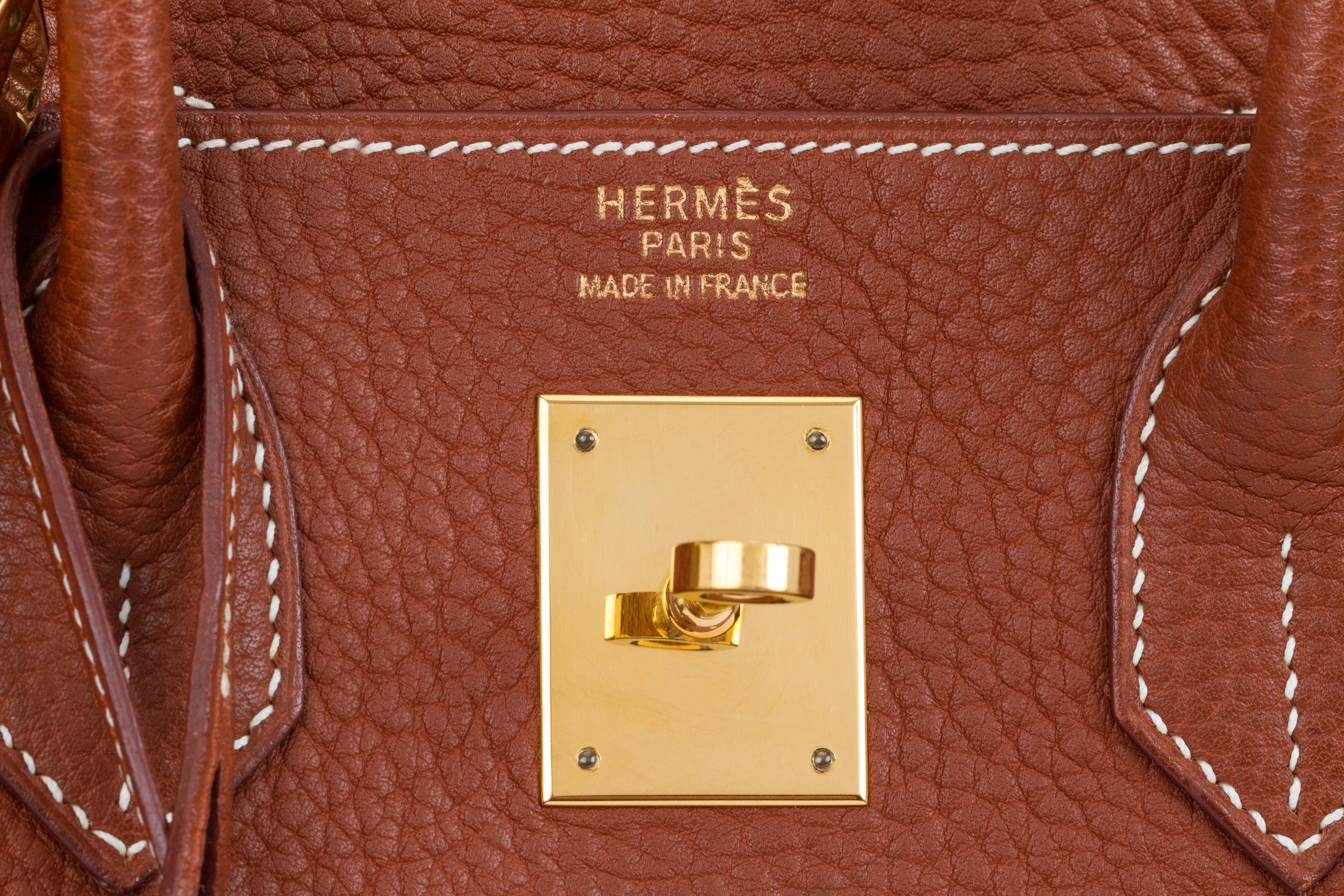 Hermes Birkin Hac 32 Fauve Fjord Gold Bag 2