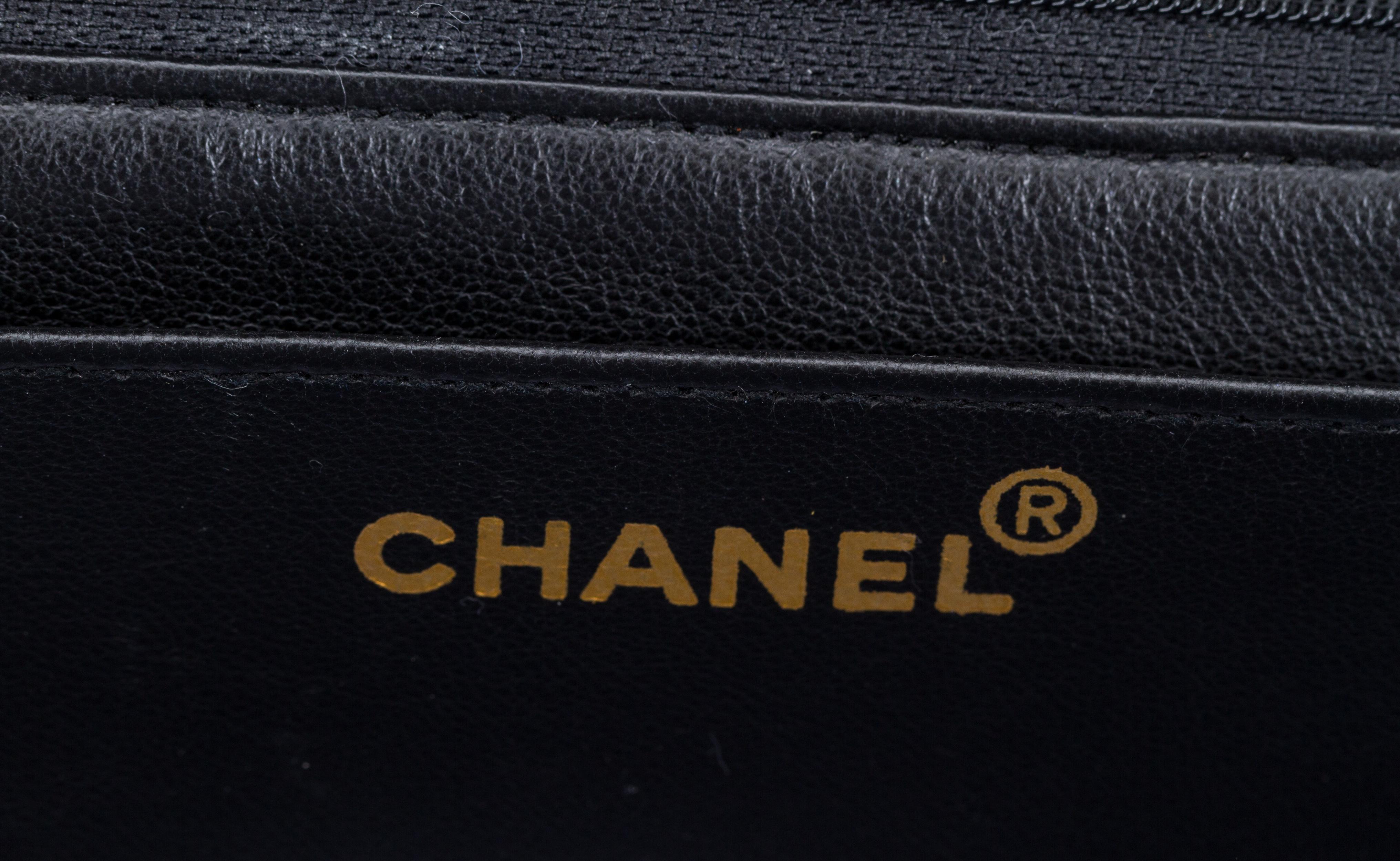 Chanel Black Caviar Vertical Jumbo Flap 2