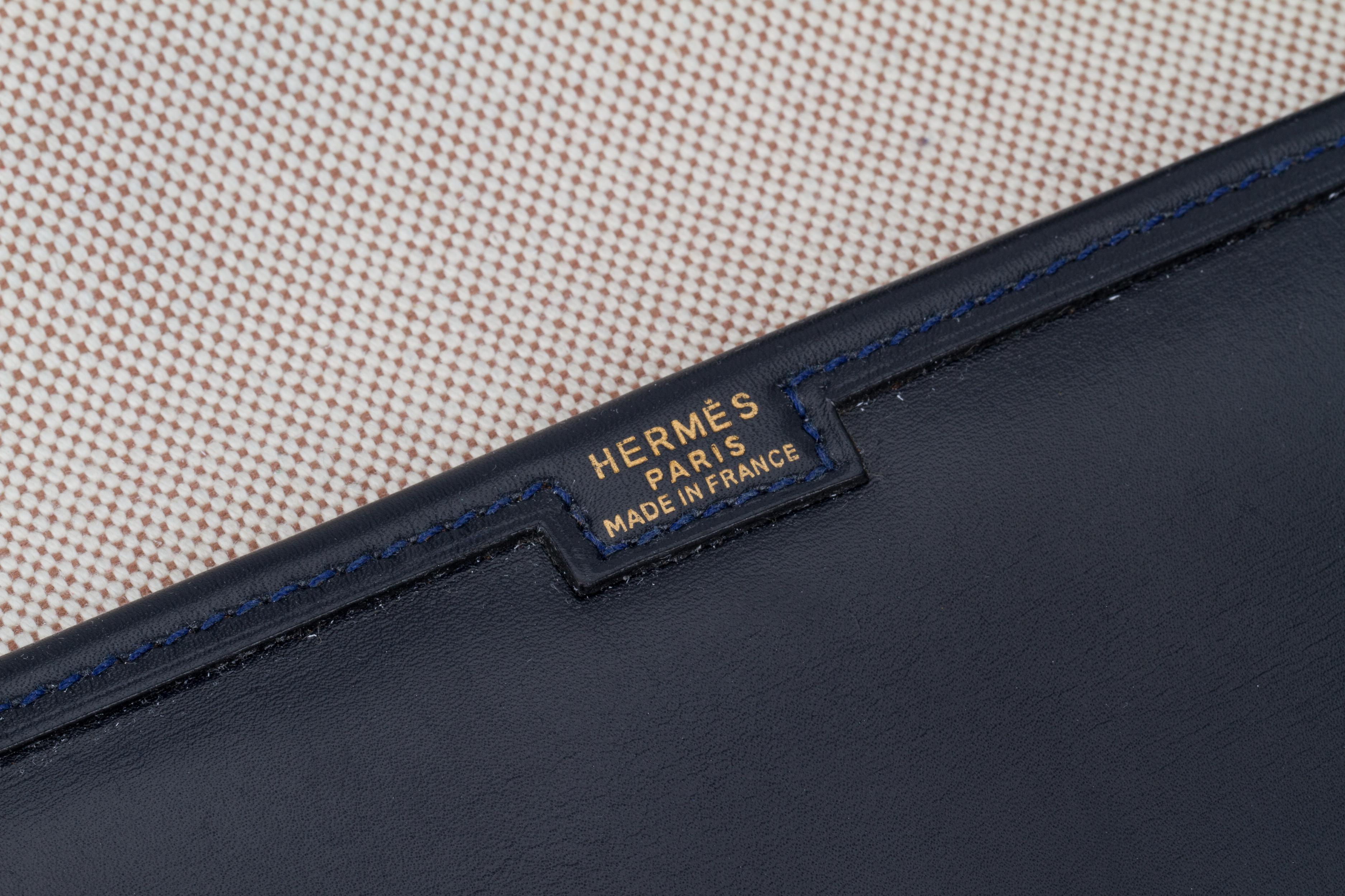 Hermès Oversize Box Calf Jige Clutch Bag 3