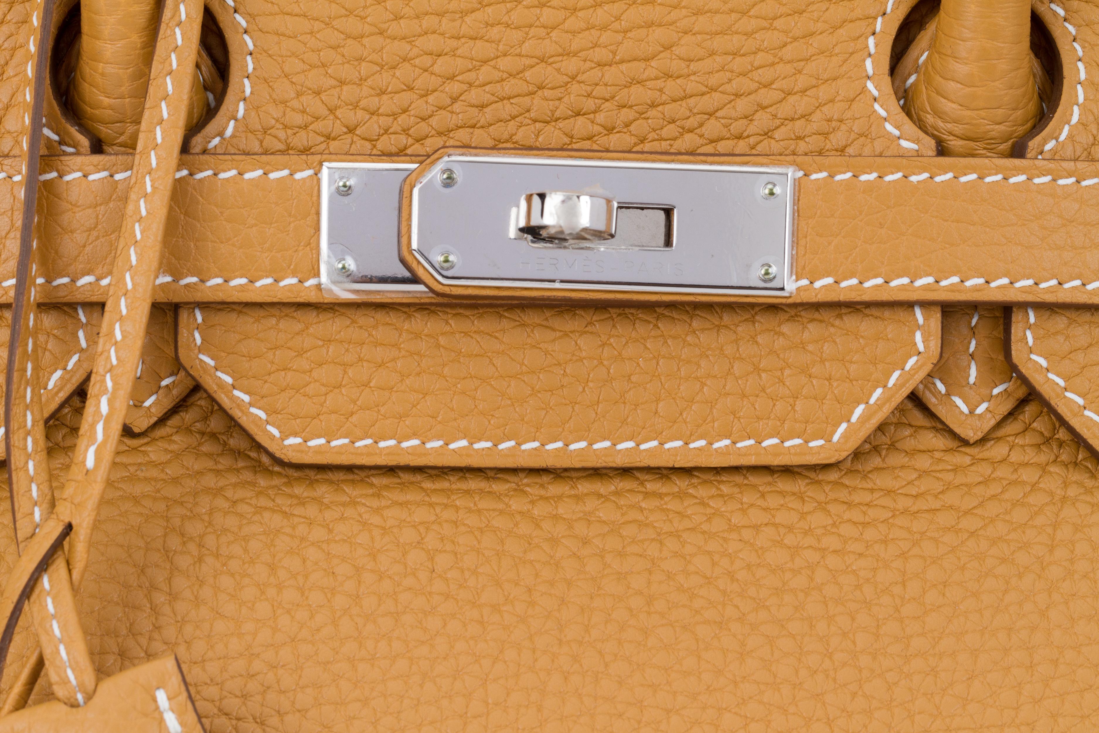 Women's Hermes Birkin 35 Sable Clemence Handbag