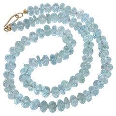 Collana con acquamarina