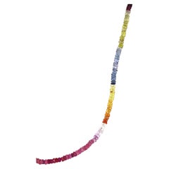 Multi Colored Sapphire Necklace