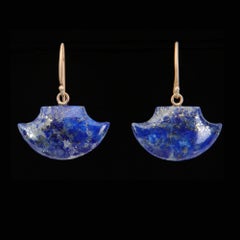 Boucles d'oreilles Lapis Cloud