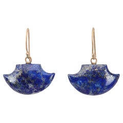 Boucles d'oreilles Lapis Cloud
