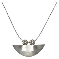 Sterling Silver Boat Pendant