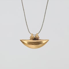 Sterling Silver Boat Pendant