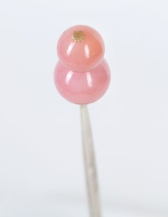 Haarnadel mit Rosenopal